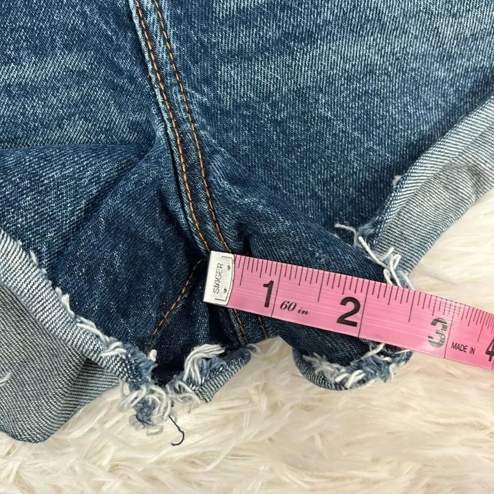 Abercrombie & Fitch Mom Short Mid Rise Curve Love Size 29